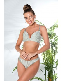 Gallipoli Low-Cut Bra And String Set Green 31772