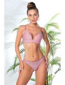 Gallipoli Low-Cut Bra And String Set Pink 31772