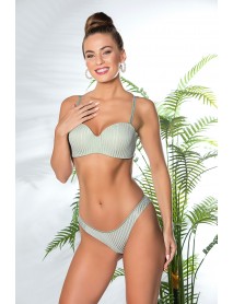 Gallipoli Strapless Bra And Slip Panties B,C,D Cup Set Green 31761