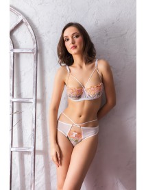 Gallipoli Strapless Bra And String Set Ecru 32052
