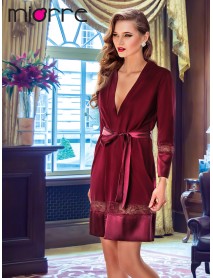 Miorre Lacy Combed Cotton Dressing Gown  001-015099 