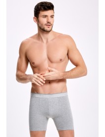 İlke Lycra Long Leg Boxer Grey 005