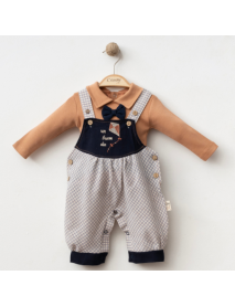 COŞAY BABY BOY 3-6-9 MONTHS STRIPED DUMMY SET 0071