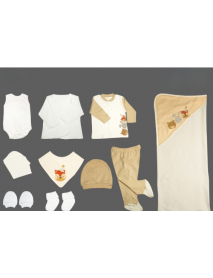 NENNY BABY UNISEX 0-3 MONTHS RABBIT SET OF 10 01