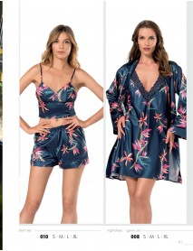 Moongirl 2-Pieces Short Nightgown Set 008 