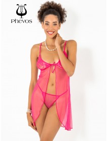 Phevos Open Front 2 Nightgown Set 011-003501