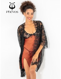 Phevos 3-piece Nightgown and Dressing Gown 011-008002