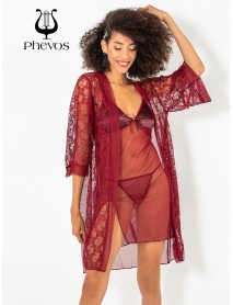 Phevos 3-piece Nightgown and Dressing Gown 011-008003