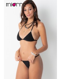 Miorre Black Bra Panty Set 012-000092 