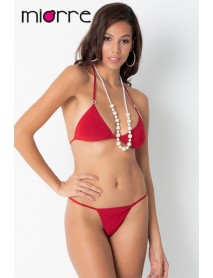 Miorre Fancy Unfilled Red Bra Set 012-000092 