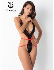 Phevos Decollete Lace Fancy Babydoll 012-000131