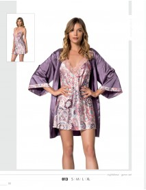 Moongirl 2-Pieces Short Nightgown Set 013 