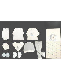 NENNY BABY UNISEX 0-3 MONTHS SET OF 10 WITH ELEPHANT 02