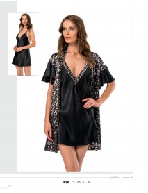 Moongirl 2-Pieces Short Nightgown Set 026 