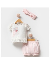 Hippil Girl 9-12-18 Months Bandana Set 0515HPxx