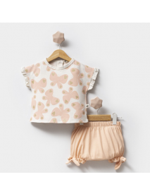 HIPPIL GIRL 9-12-18 MONTHS HEART BUTTERFLY SET 0547