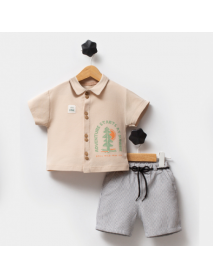 HIPPIL BOYS 9-12-18 MONTHS ADVENTURE SHORTS SET 0548