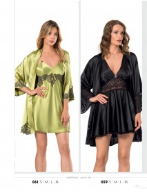 Moongirl 2-Pieces Short Nightgown Set 061