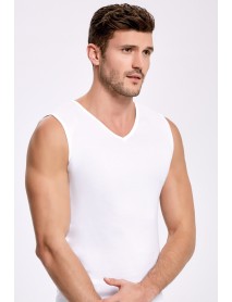 İlke V-Neck Sleeveless Bodysuit (BigSize) 1008