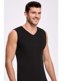 İlke V-Neck Sleeveless Bodysuit (BigSize) 1009