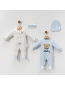 MINI CAYZEN BOYS 0/3-3/6 MONTHS BABY BOY 2-PIECE JUMPSUIT 1097