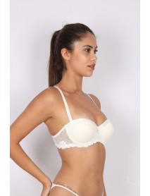 Moonlight 10987 Supported Push Up Bra Ecru