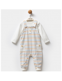 Moi Noi Boy's 6-9-12-18 Month Salopette Set 1200NO