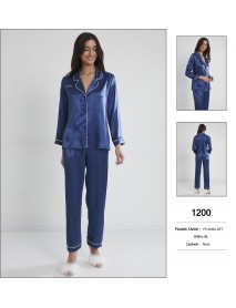 Pierre Cardin 2 Piece Navy Blue Pyjama Set 1200
