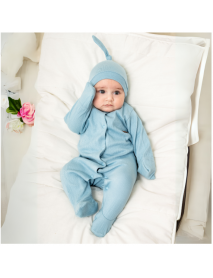 MOİ NOİ UNISEX 0/3-3/6-6/9 MONTHS HAT OVERALLS 1231