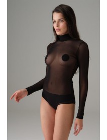 Doreanse Turtleneck Tulle Bodysuit 12403