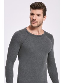 İlke Unisex Viscose Winter Long Sleeve Antrasit (BigSize) 1301