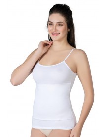 Emay 1401 Modal Cotton Kadın Atlet Korse White