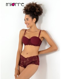 Miorre Half Filled Lace Strapless Bra Set 148-007045 