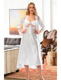 Sistina Satin White Dowry Set of 6 1517 