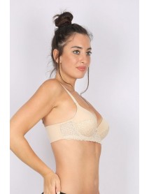 Lace Padded Bra Moonlight 155 Skin