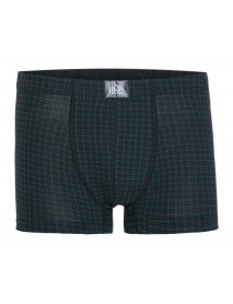 İlke Patterned Lycra Boxer Green (BigSize) 1601