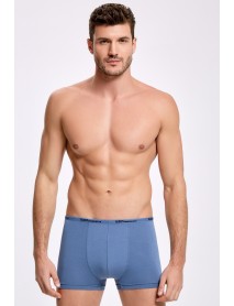 İlke Modal Thin Waist Lycra Boxer Indigo (BigSize) 1603