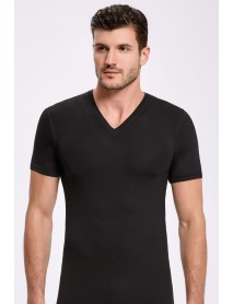 İlke Bamboo V-Neck T-shirt 1611