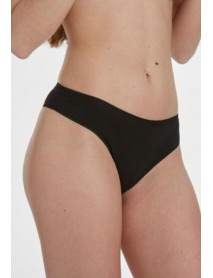 X-Lady Modal 3 Pack Slip Brazilians String Panties Black1611