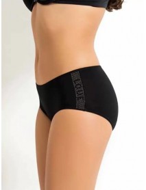 X-Lady Love Pattern Modal Black Panties 1614