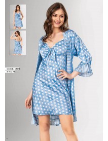 Loriva Short 2-Piece Nightgown,Dressing Gown Set 1804
