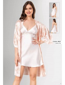Loriva Short 2-Piece Nightgown,Dressing Gown Set 1807