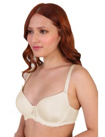 MI 189C Padded Lace Underwire Bra Ecru