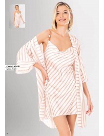  Loriva Satin,Nightgown,Dressing Gown Set Of 2 1908