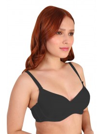 MI 190D Padded Underwire Bra Black