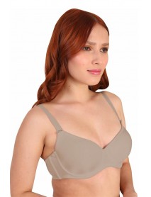MI 190D Padded Underwire Bra Cashmer