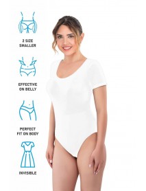 Emay 1926 Soft Half Sleeve Body White