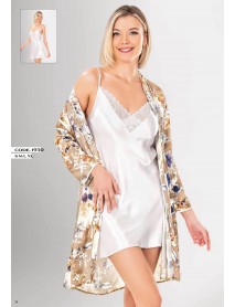  Loriva Satin,Nightgown,Dressing Gown Set Of 2 1930