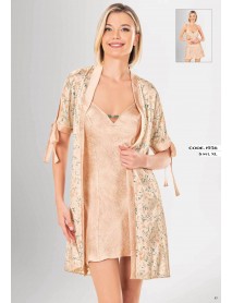  Loriva Satin,Nightgown,Dressing Gown Set Of 2 1936