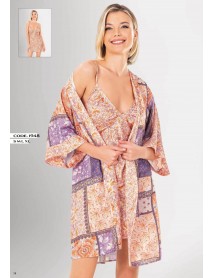 Loriva Satin,Nightgown,Dressing Gown Set Of 2 1948